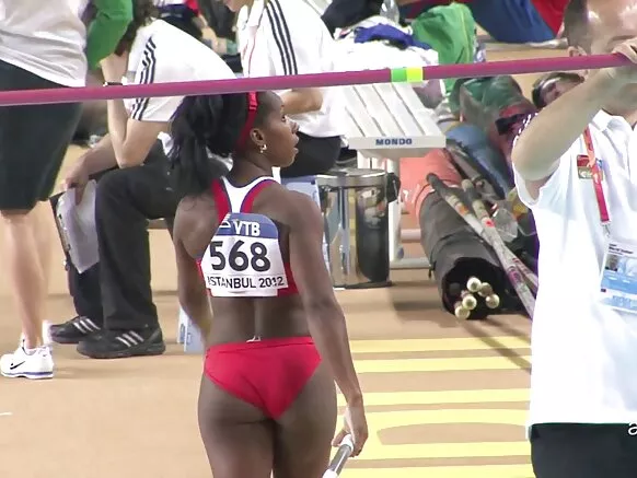 Yarisli Silva: Sexy Black Ass ee Kuuba Olombikada Pole Vault - Ameman.